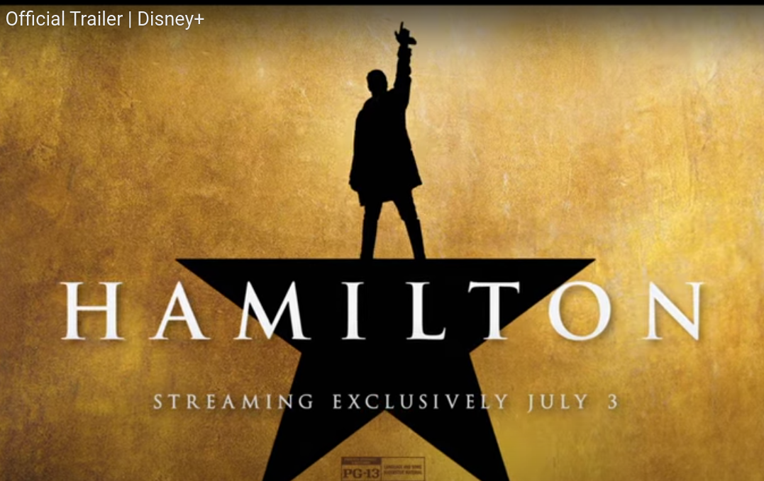 Screenshot from Hamilton Disney Trailer